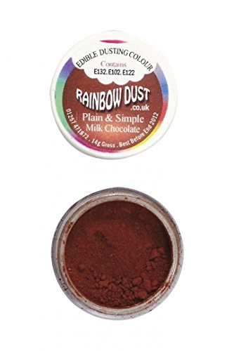 Rainbow Dust Plain and Simple Dust Colouring - Milk Chocolate von Rainbow Dust