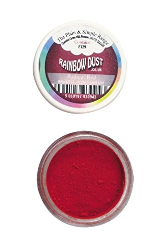 Rainbow Dust Plain and Simple Dust Colouring - Radical Red von Rainbow Dust