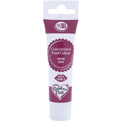 RD ProGel Lebensmittelfarbe wine red 25g von Rainbow Dust