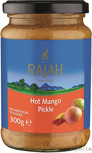 [ 300g ] RAJAH scharf eingelegte Mangos / Hot Mango Pickle von Rajah