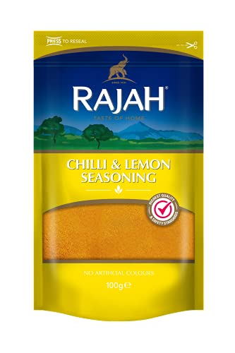 Rajah Chili & Zitrone Gewürz - 100g - 4er-Packung von Rajah