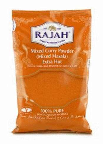 Rajah Extra Hot Mixed Curry Powder 10x400g von Rajah