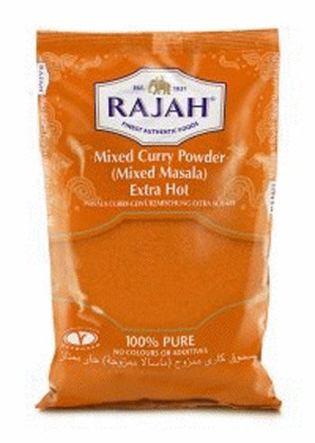 Rajah Extra Hot Mixed Curry Powder 10x400g von Rajah