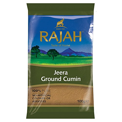 Rajah Ground Jeera – 100 g, 10 Stück von Rajah