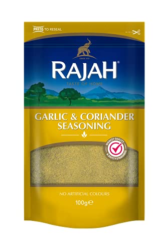 Rajah Knoblauch & Koriander Gewürz - 100g - 8er-Packung von Rajah