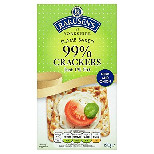 Rakusen's Herb & Onion Crackers 150g von Rakusen's