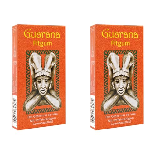 BADERs Guarana Fitgum aus der Apotheke. Mit Guarana-Koffein. 24 Kaugummi-Dragées (Packung mit 2) von Ralf BADERs Gesundheit