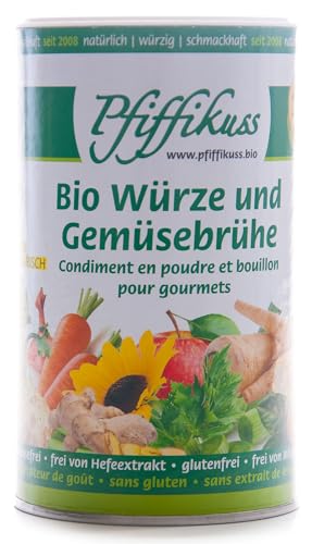 Pfiffikus/Bio-Gourmet-Streuwürze/Gemüsebrühe, 3er Pack (3x250g), Streuer von Ralf Moll
