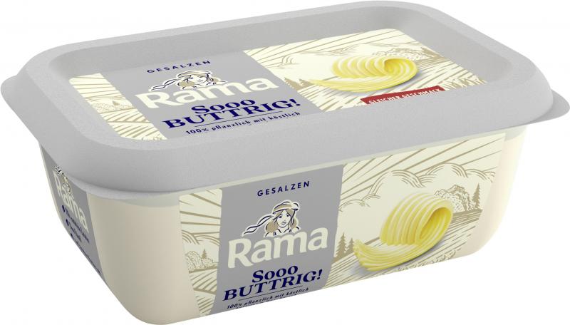 Rama 100% natürliche Zutaten mit Butter und Meersalz von Rama