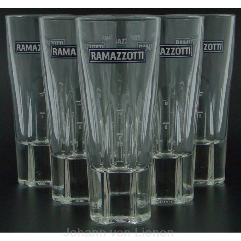 6 Ramazzotti Longdrinkgläser von Ramazzotti