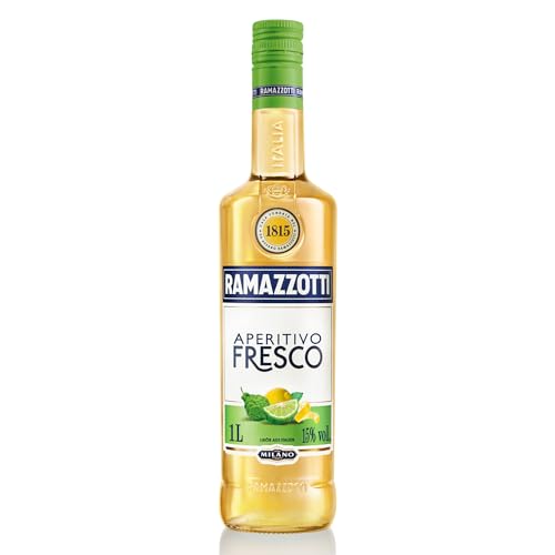 Ramazzotti Aperitivo Fresco – Frisch-herber italienischer Aperitif – Feine Spirituose mit Zitrus- und Bergamottearomen – 1 x 1 l von Ramazzotti
