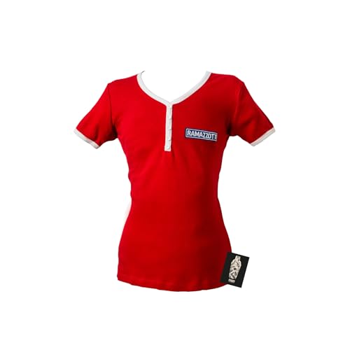 Ramazzotti Shirt Damen Kurzarm Rot Größe: L - Material: 100% Baumwolle - Aufschrift am Rücken: RAMAZZOTTI Leben. Lieben. Lachen. Ramazzotti Shirt Damen Kurzarm Rot Größe: L - Material: 100% Baumwolle - Aufschrift am Rücken: RAMAZZOTTI Leben. Lieben. Lachen. von Ramazzotti