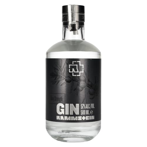 Rammstein Navy Strength Gin 0,5 Liter, Offizielles Band Merchandise Fan Getränk Schnaps Alkohol Geschenk von Rammstein