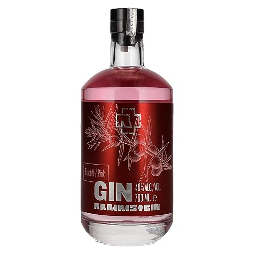 Rammstein Pink Gin | Rosenrot oh Rosenrot, tiefe Wasser sind nicht still | aromatisch & kraftvoll | mit Erdbeeren und Jasmin verfeinert| 700ml von Rammstein