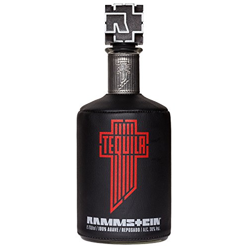 Rammstein Tequila Reposado Agave (1 x 0.7 l), Offizielles Band Merchandise Fan Getränk Schnaps Alkohol Geschenk von Rammstein