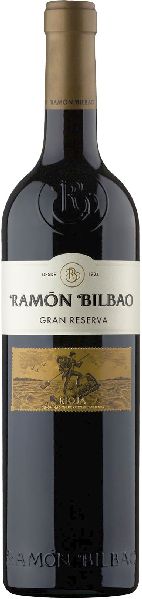Ramon Bilbao Gran Reserva Rioja DOCA Jg. Cuvee aus 90 Proz. Tempranillo, 6 Proz. Graciano, 4 Proz. Mazuelo, 30 Monate im Holzfass gereift, danach 36 Monate auf der Flasche von Ramon Bilbao