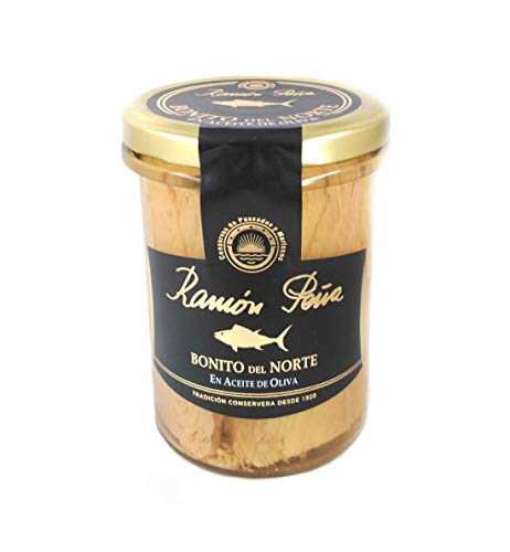 Bonito del Norte weißes Thunfisch Rückenfleisch Olivenöl RAMON PEÑA GOLD 400 g, Abtropfgewicht 260 g Bonito del Norte weißes Thunfisch Rückenfleisch Olivenöl RAMON PEÑA GOLD 400 g, Abtropfgewicht 260 g von Ramon Pena