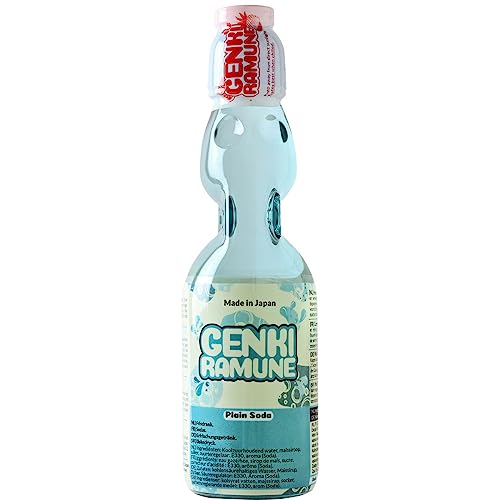 RAMUNE Ramune GENKI RAMUNE - Pur Soda Getränk - Multipack (30 X 200 ML) von Ramune