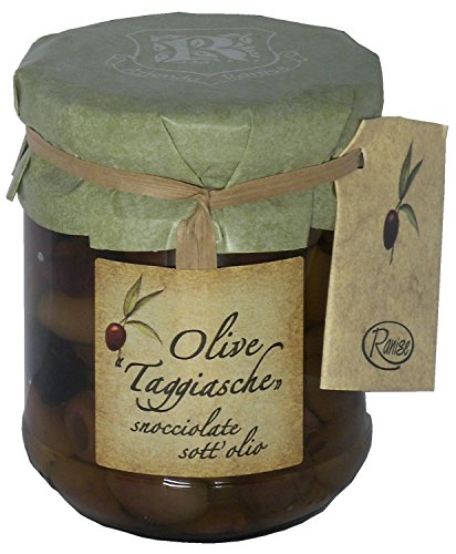 Taggiasca Oliven entkernt 180 gr. - Ranise Taggiasca Oliven entkernt 180 gr. - Ranise von Ranise