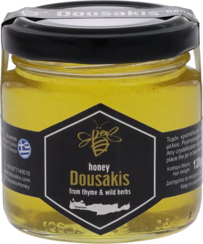 Dousakis honey | Kretischer Honig : Thymian Honig (thyme & wild herb) (120g) von Rannenberg & Friends