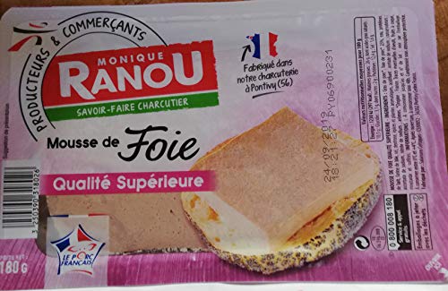 Original französische Pastete -Mussee de FOIE-Superieure (gänseleber)- 2 x 188gr von Ranou