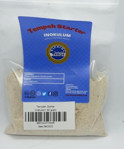 GMO FREE-Tempeh Starter/Live Culture/Ragi Tempe/Inokulum 50 gram von Raprima
