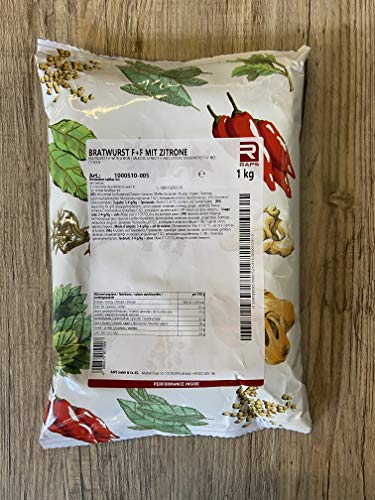 Raps Bratwurst F+F mit Zitrone 1 kg Beutel Raps Bratwurst F+F mit Zitrone 1 kg Beutel von Raps
