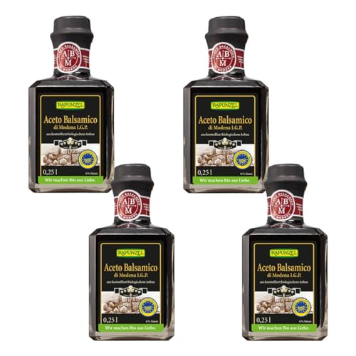 Rapunzel - Aceto Balsamico di Modena I.G.P. Premium - 0,25 l - 4er Pack von Rapunzel Naturkost