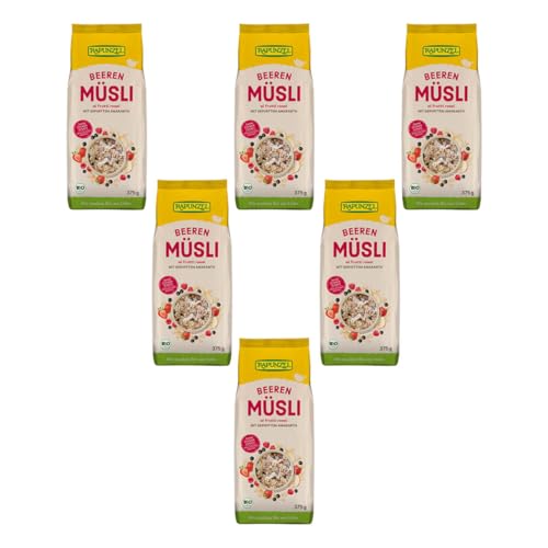 Rapunzel - Alpen-Amaranth Müsli Beeren - 0,375 kg - 6er Pack von Rapunzel Naturkost