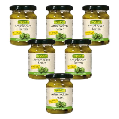 Rapunzel - Artischockenherzen in Olivenöl - 120 g - 6er Pack Rapunzel - Artischockenherzen in Olivenöl - 120 g - 6er Pack von Rapunzel Naturkost