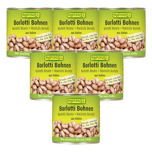 Rapunzel - Borlotti Bohnen in der Dose - 0,4 kg - 6er Pack von Rapunzel Naturkost