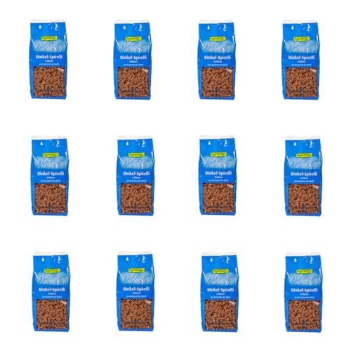 Rapunzel - Dinkel-Spirelli Vollkorn aus Deutschland - 0,5 kg - 12er Pack von Rapunzel Naturkost