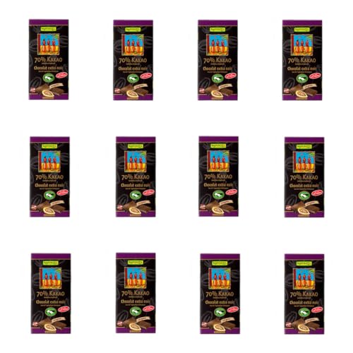Rapunzel - Edelbitter Schokolade 70% Kakao Rapadura HIH - 80 g - 12er Pack Rapunzel - Edelbitter Schokolade 70% Kakao Rapadura HIH - 80 g - 12er Pack von The Great Canadian Tea