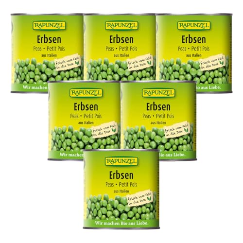 Rapunzel - Erbsen in der Dose - 0,34 kg - 6er Pack Rapunzel - Erbsen in der Dose - 0,34 kg - 6er Pack von Rapunzel Naturkost