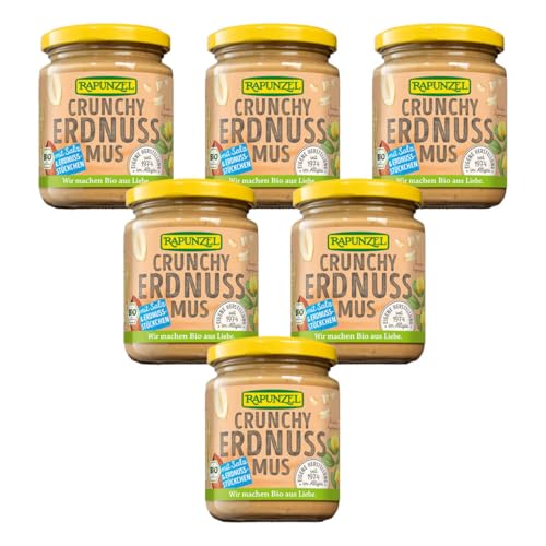 Rapunzel - Erdnussmus Crunchy mit Salz - 0,25 kg - 6er Pack Rapunzel - Erdnussmus Crunchy mit Salz - 0,25 kg - 6er Pack von Rapunzel Naturkost
