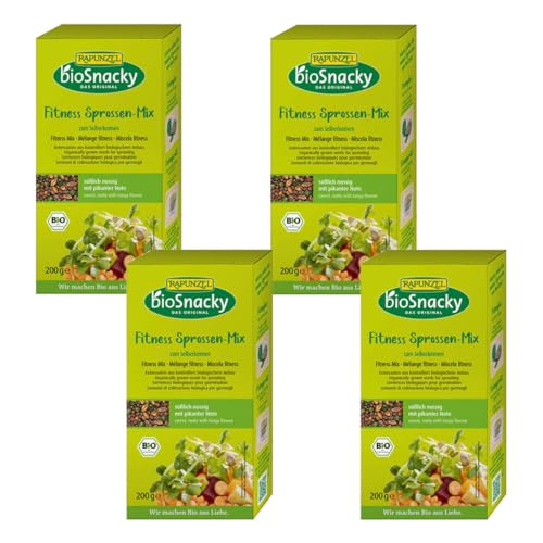 Rapunzel - Fitness Mischung bioSnacky - 200 g - 4er Pack von Rapunzel Naturkost