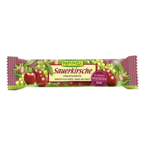 Rapunzel - Fruchtschnitte Sauerkirsche - 40 g - 25er Pack von Rapunzel Naturkost