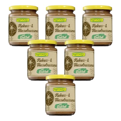 Rapunzel - Kokos- und Haselnussmus mit Dattel - 0,25 kg - 6er Pack Rapunzel - Kokos- und Haselnussmus mit Dattel - 0,25 kg - 6er Pack von Jlwiy