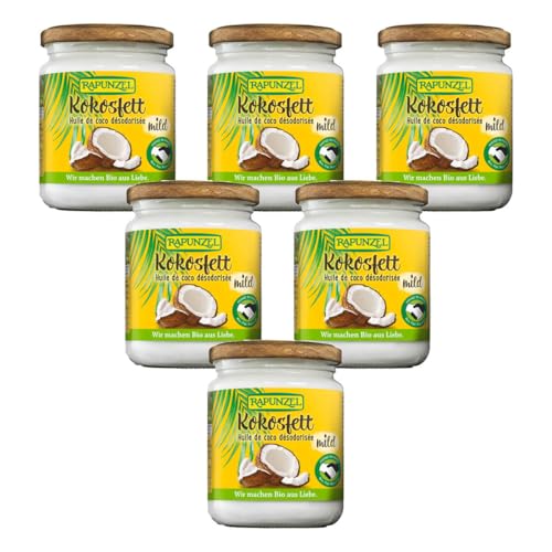 Rapunzel - Kokosfett mild HIH - 200 g - 6er Pack von Rapunzel Naturkost