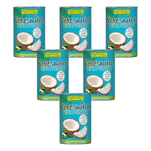 Rapunzel - Kokosmilch - 0,4 l - 6er Pack Rapunzel - Kokosmilch - 0,4 l - 6er Pack von Rapunzel Naturkost