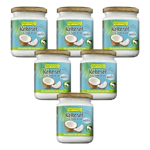 Rapunzel - Kokosöl nativ HIH - 216 ml - 6er Pack Rapunzel - Kokosöl nativ HIH - 216 ml - 6er Pack von Rapunzel Naturkost