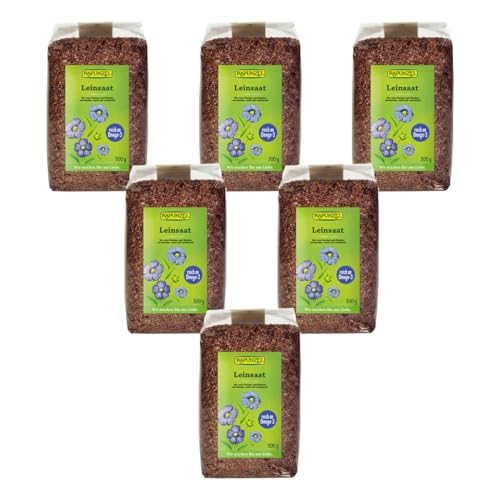 Rapunzel - Leinsaat braun - 0,5 kg - 6er Pack Rapunzel - Leinsaat braun - 0,5 kg - 6er Pack von Rapunzel Naturkost
