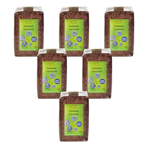 Rapunzel - Leinsaat braun - 0,5 kg - 6er Pack von Rapunzel Naturkost