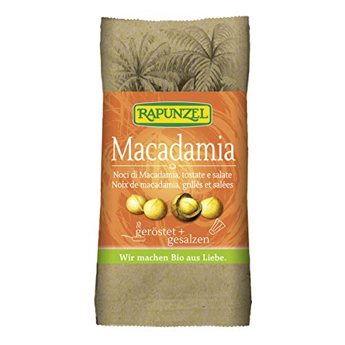 Rapunzel - Macadamia Nusskerne geröstet gesalzen - 50 g - 10er Pack von Rapunzel Naturkost