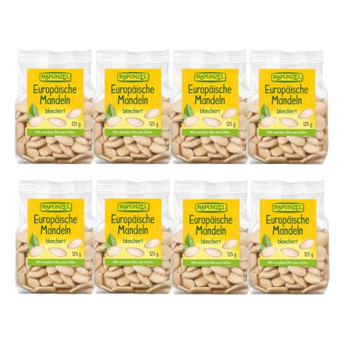 Rapunzel - Mandeln blanchiert Europa - 125 g - 8er Pack von Rapunzel Naturkost