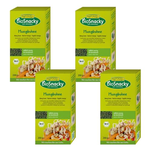 Rapunzel - Mungbohne bioSnacky - 200 g - 4er Pack von Rapunzel Naturkost