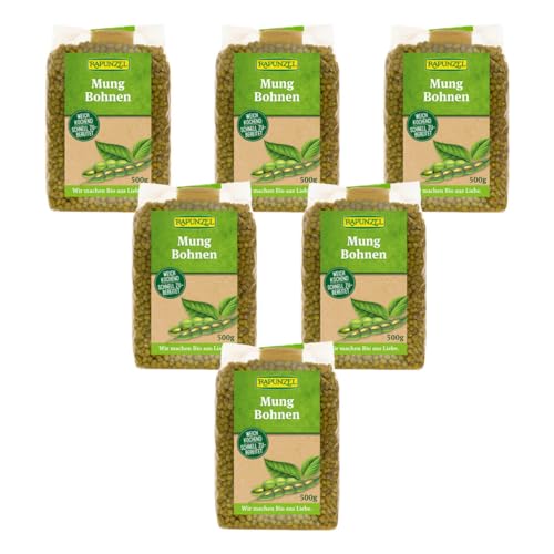 Rapunzel - Mungbohnen - 0,5 kg - 6er Pack von Rapunzel Naturkost