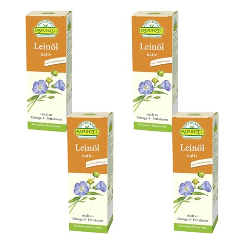 Rapunzel - OXYGUARD Leinöl nativ - 0,25 l - 4er Pack von Rapunzel Naturkost