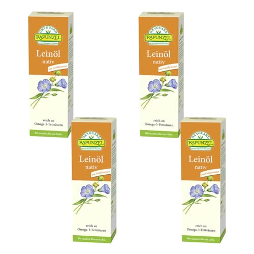 Rapunzel - OXYGUARD Leinöl nativ - 0,5 l - 4er Pack von Jlwiy
