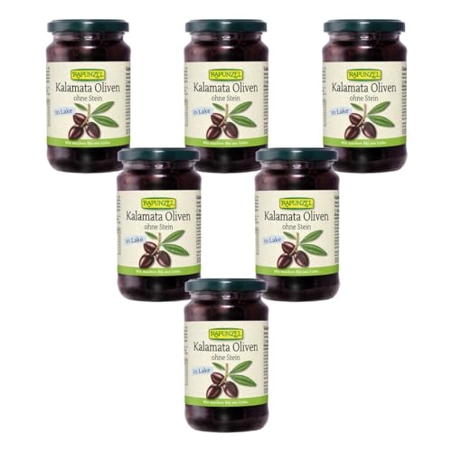 Rapunzel - Oliven Kalamata violett ohne Stein in Lake - 0,315 kg - 6er Pack von Rapunzel Naturkost